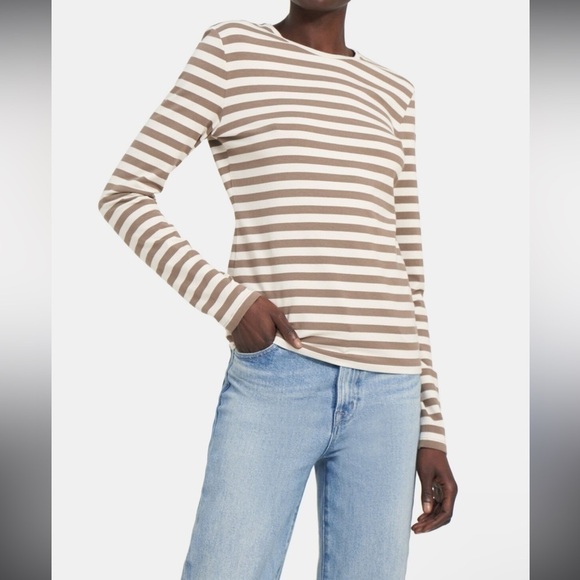 Theory Striped Longsleeve Tshirt Size S - Picture 1 of 5